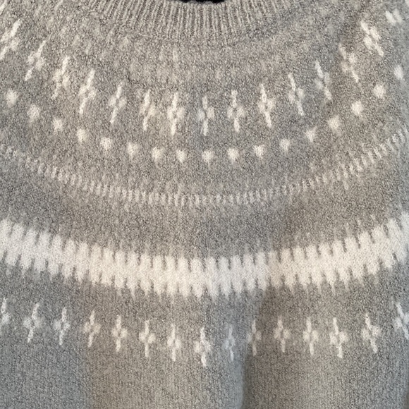 Laura Scott Fairisle Style Crewneck Sweater Size L (size tag missing) - Picture 3 of 5